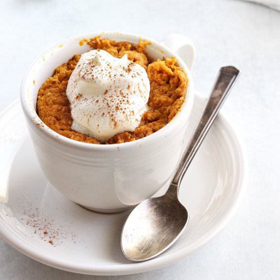 Protein Pumpkin Mug Cake