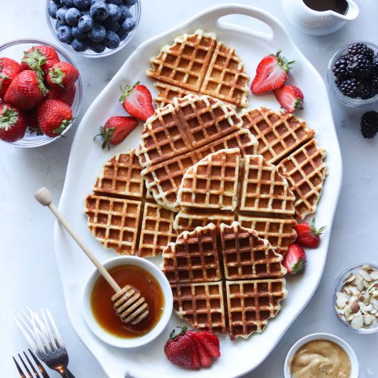 Paleo Waffles & Breakfast Bar