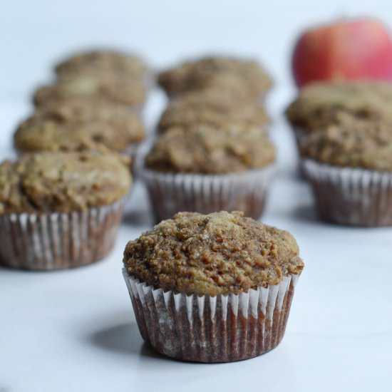 Healthy Apple Cinnamon Muffins