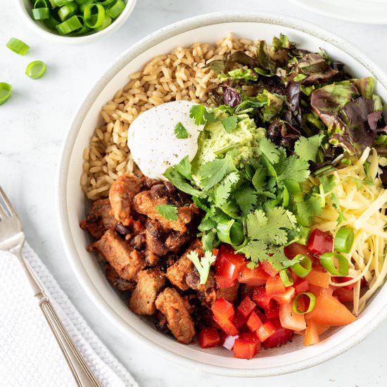 Steak Burrito Bowls