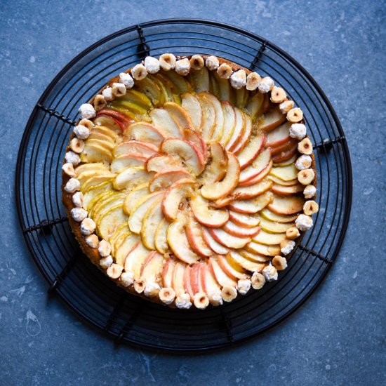 Apple & Hazelnut Frangipane Tart