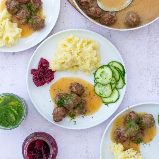 Homemade Swedish Meatballs