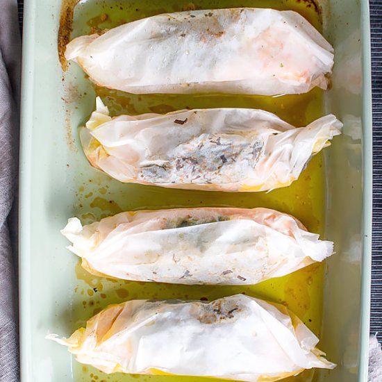 Salmon in Parchment Paper