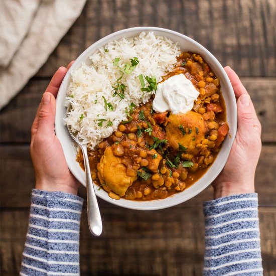 Chicken & Split Pea Korma