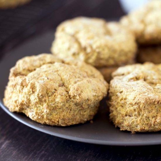 Vegan pumpkin scones