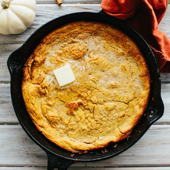 Oatmeal Pumpkin Dutch Baby