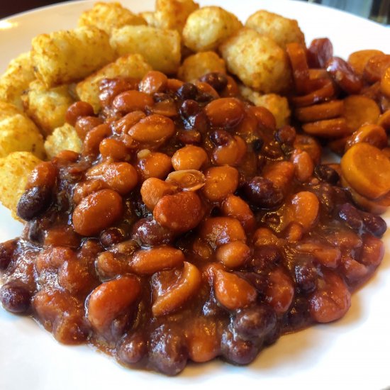 15 Minute Vegan Baked Beans