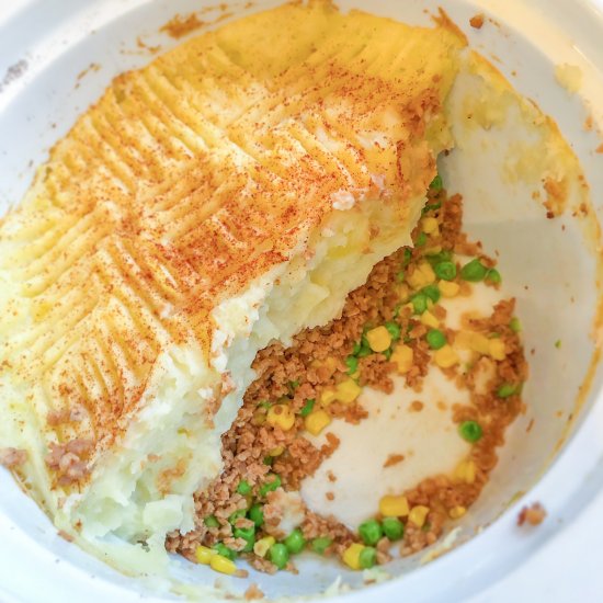 Vegan TVP Shepherds Pie