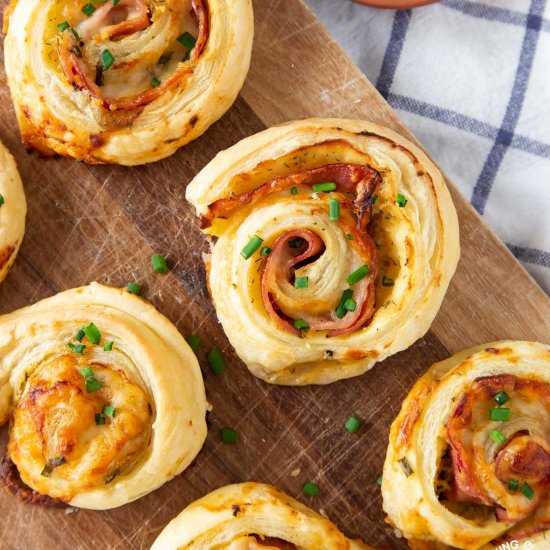 Ham and Cheese Pinwheels