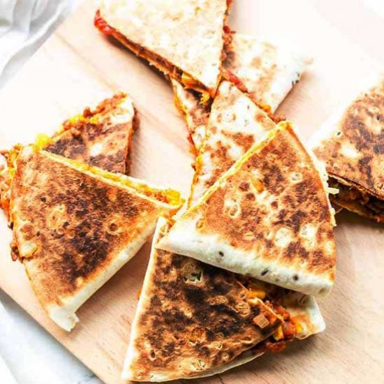 Beef quesadillas