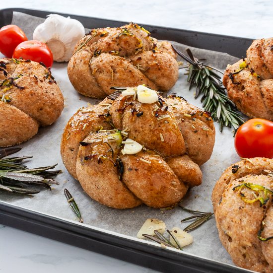 Zucchini Garlic Bread