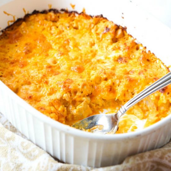 Keto Buffalo Chicken Casserole