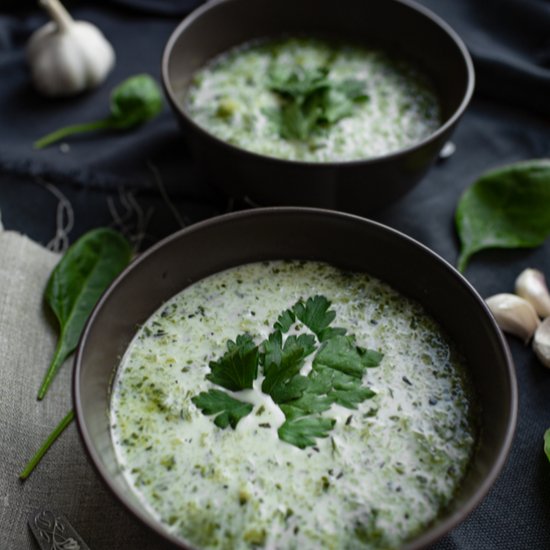 Courgette and Parmesan Soup | Tasty