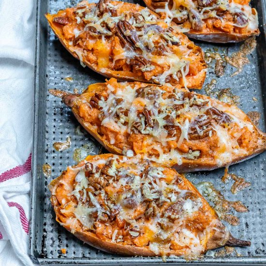 Twice Baked Sweet Potato