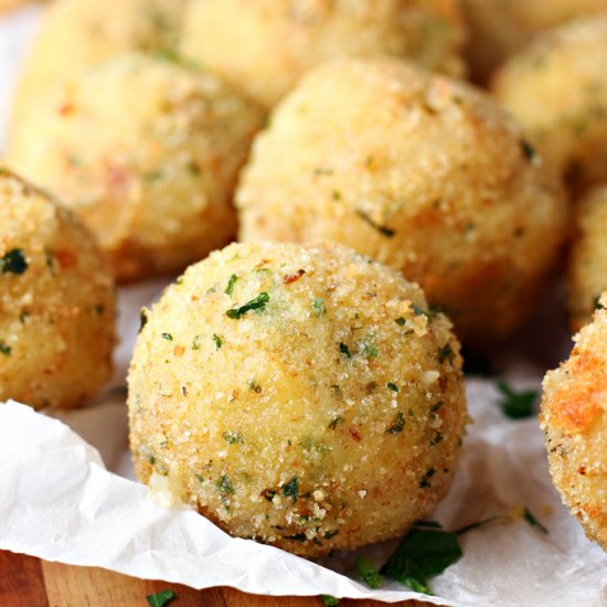 Leftover Mashed Potato Balls