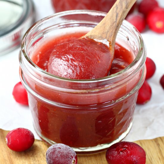 Slow Cooker Cranberry Apple Butter