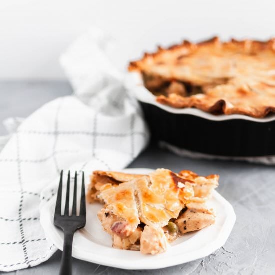 Chicken Bacon Ranch Chicken Pot Pie