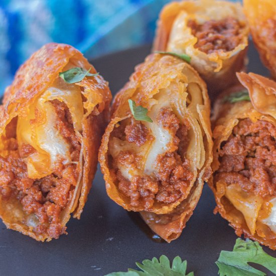 Chorizo Mini Egg Rolls