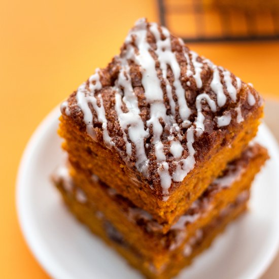 Vegan Pumpkin Spice Squares