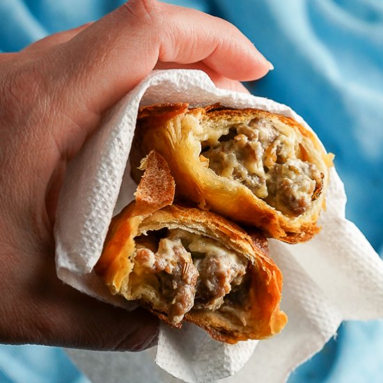 Sausage and Cheese Turnovers