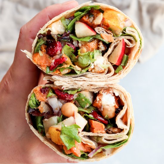 vegetarian harvest wrap