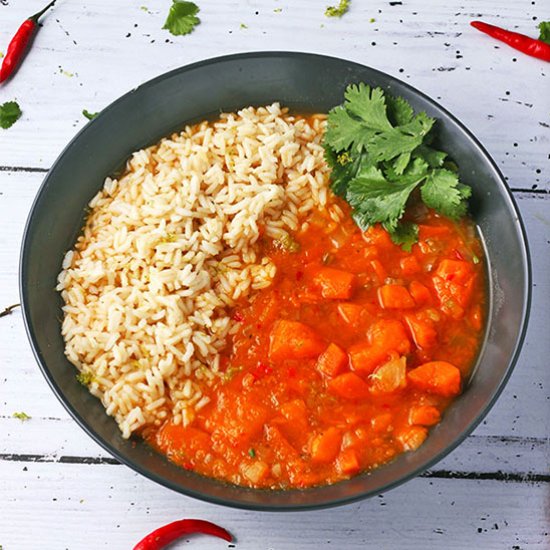 Thai sweet potato curry