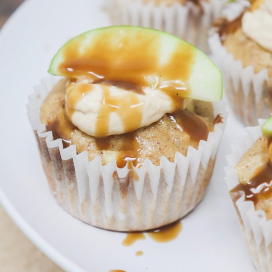 Caramel Apple Cupcakes