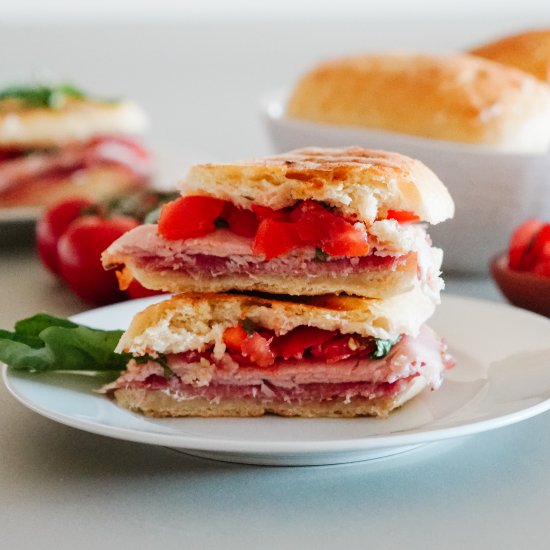 Italian Panini with Bruschetta