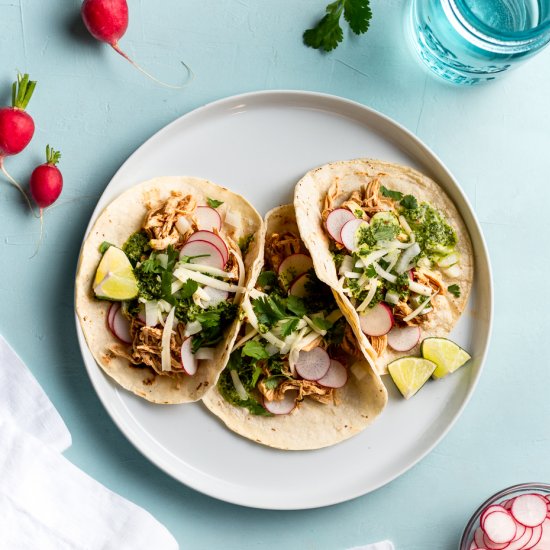 Chimichurri Chicken Tacos