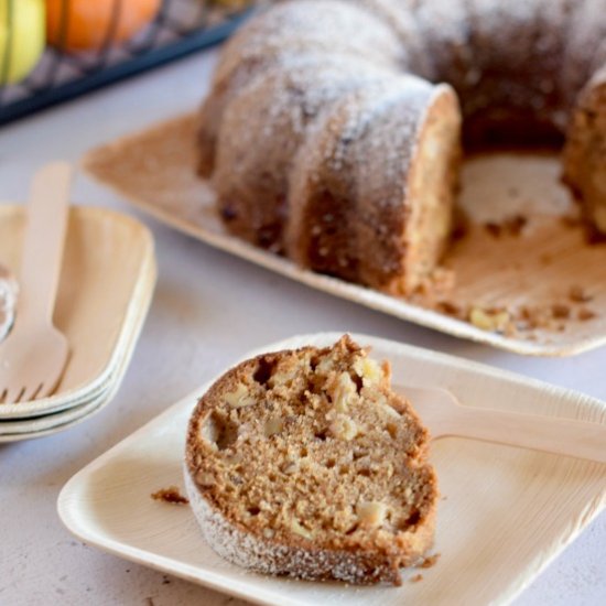 Apple Chunk Olive Oil Cake