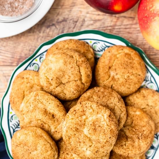 Apple Cider Snickerdoodles