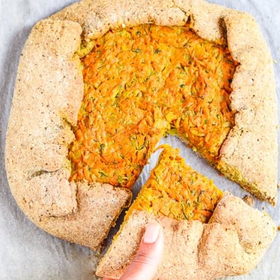 VEGAN GRATED VEGETABLE GALETTE