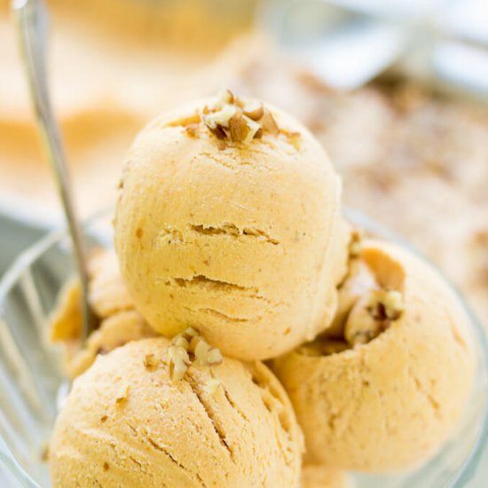 No-Churn Pumpkin Spice Ice Cream