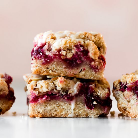 Cranberry Crumble Pie Bars