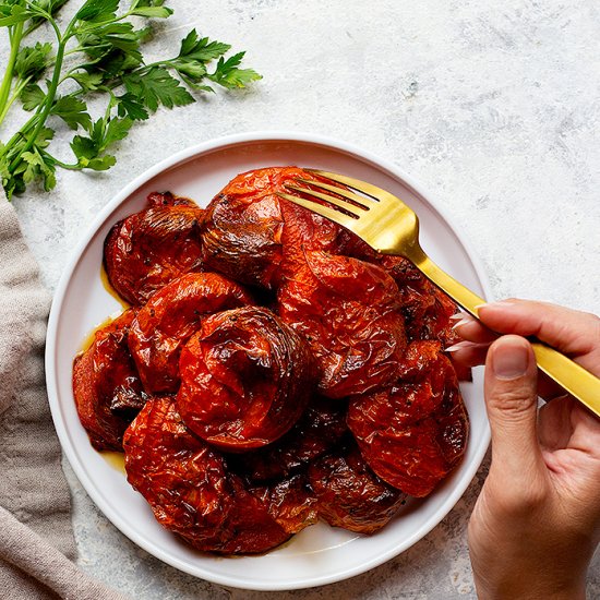 Easy Oven Roasted Tomatoes Recipe