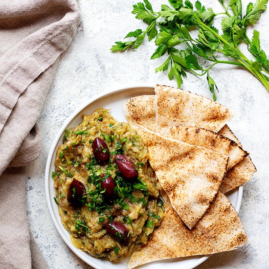 Greek eggplant dip