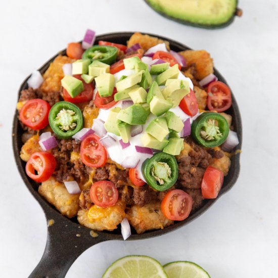 Loaded Tater Tot Nachos Recipe