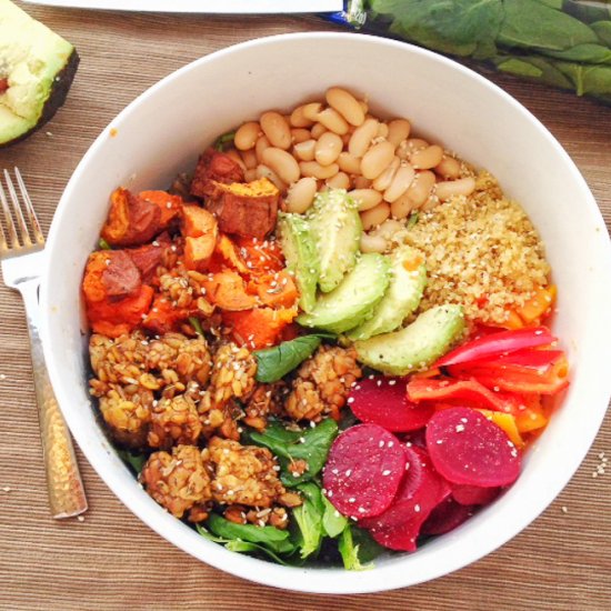 Vegan Buddha Bowl with Tempeh