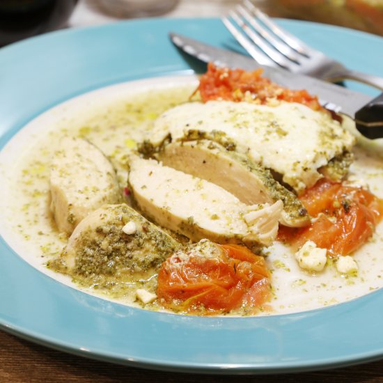 Baked Chicken Pesto