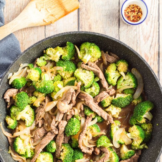 Honey-Soy Beef and Broccoli