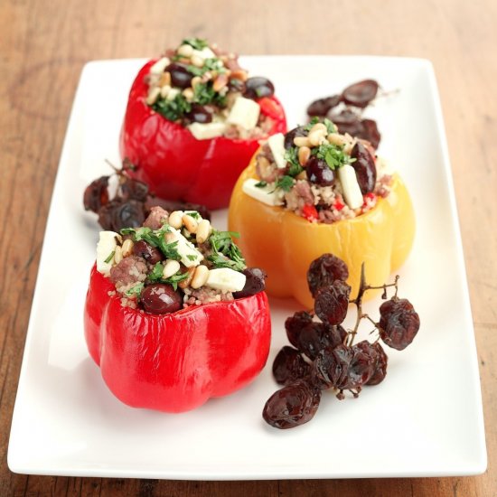 Mediterranean stuffed peppers