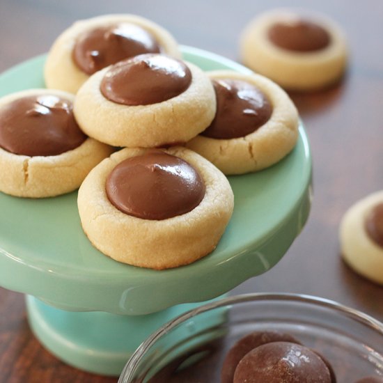 Chocolate Thumbprint Cookies