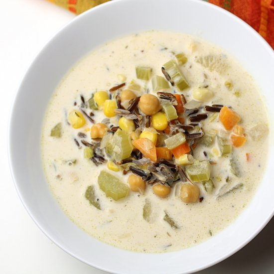 Creamy Dreamy Wild Rice Soup