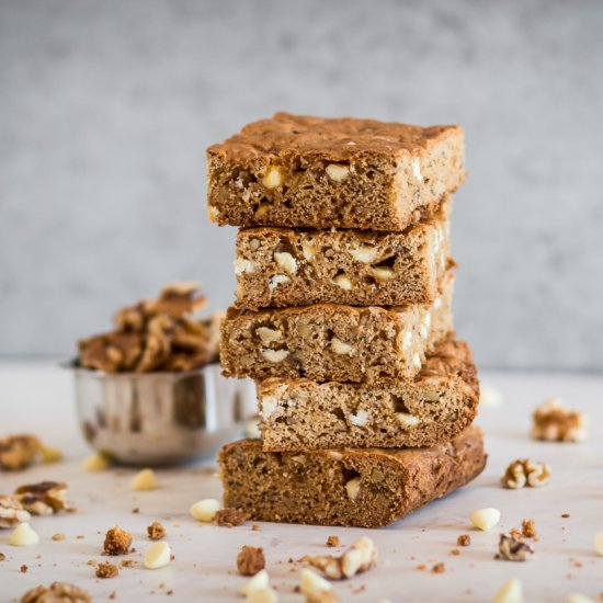 Gluten Free White Chocolate Blondie