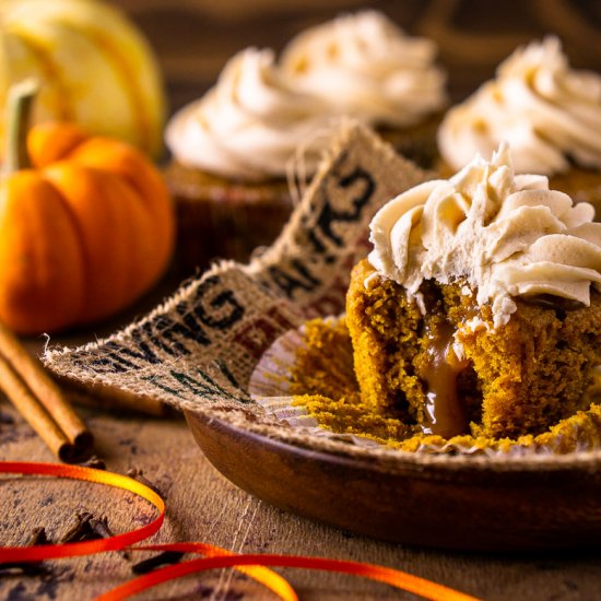 Brown Butter-Pumpkin Cupcakes