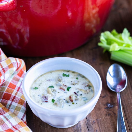 Keto Clam Chowder