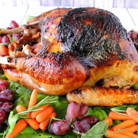 Make-Ahead Balsamic Roast Turkey