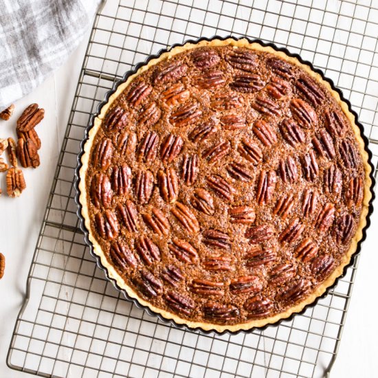 Maple Frangipane Pecan Pie