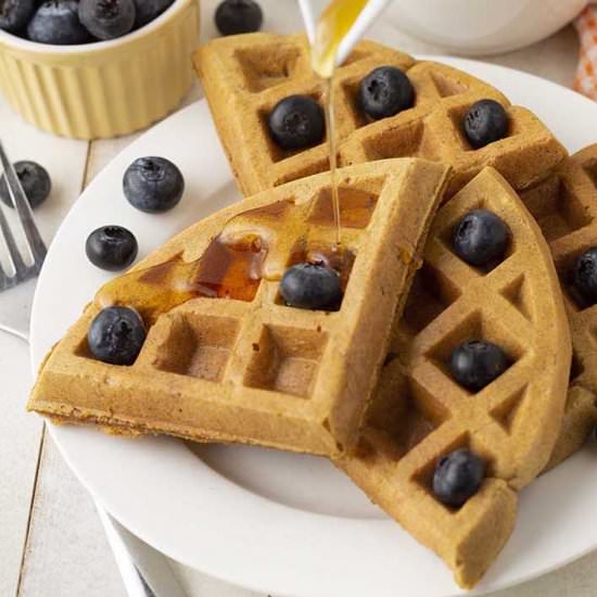 Vegan Sweet Potato Waffles