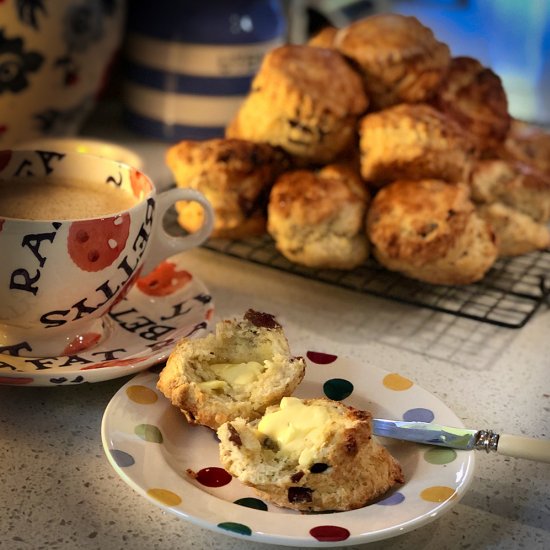 Brie & Cranberry Scones